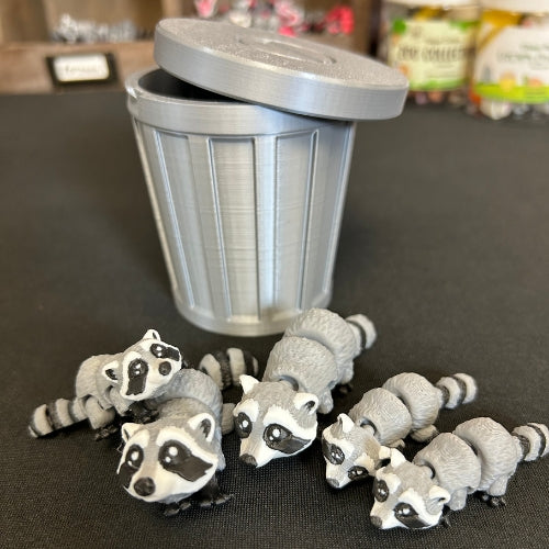Trash Can Family - Fidget Critters
