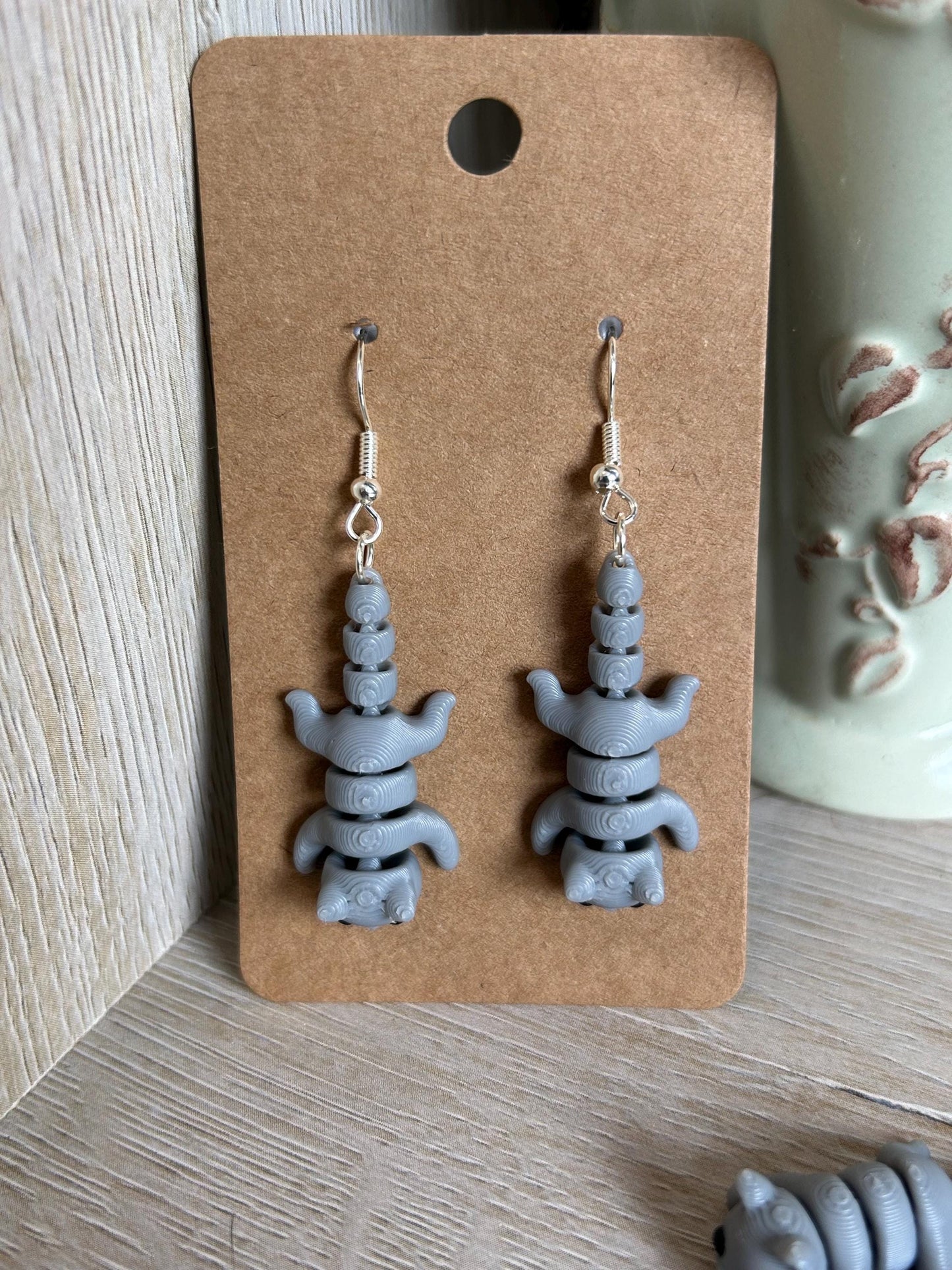 Articulated Dangly Cat Earrings