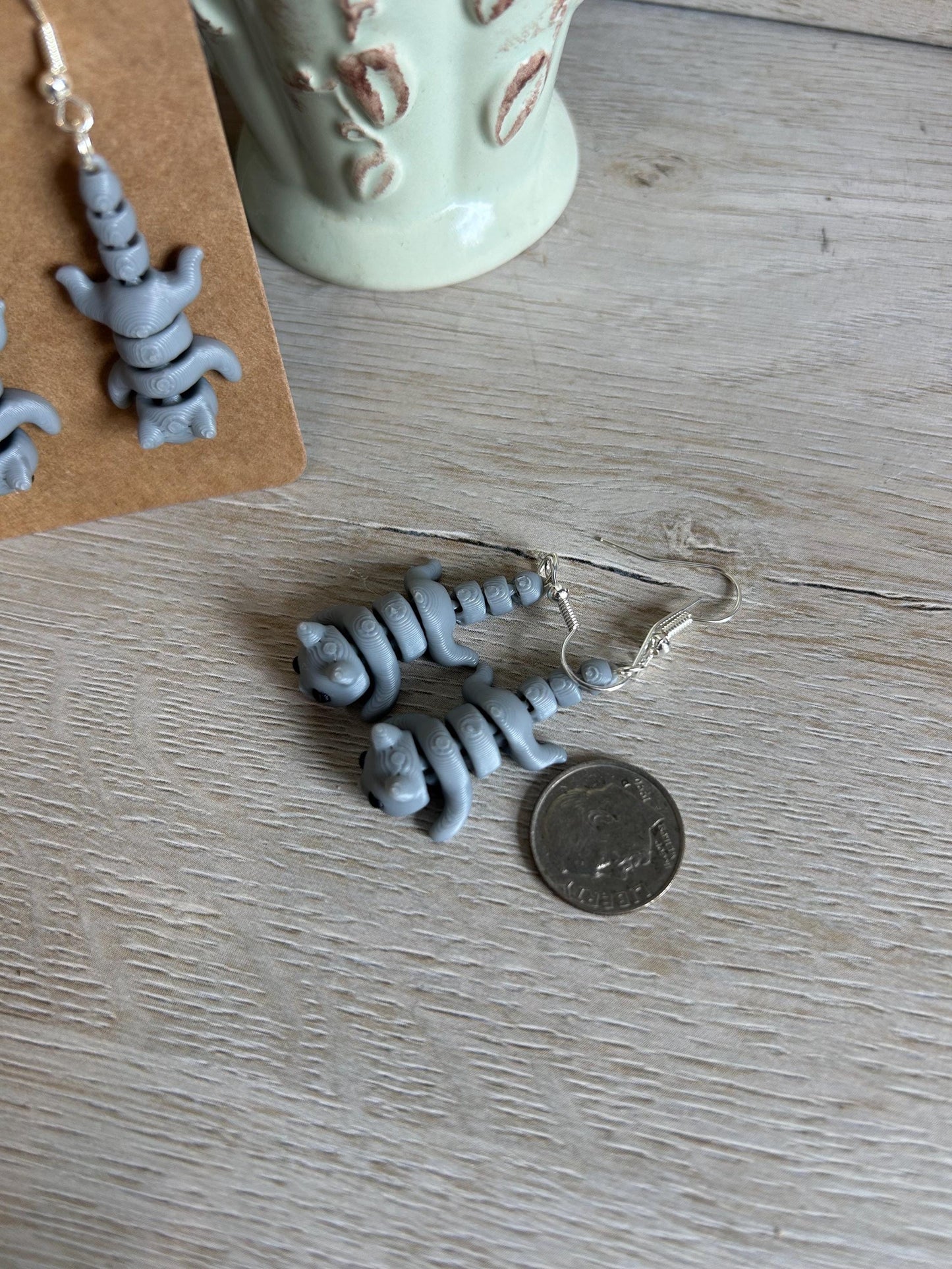 Articulated Dangly Cat Earrings
