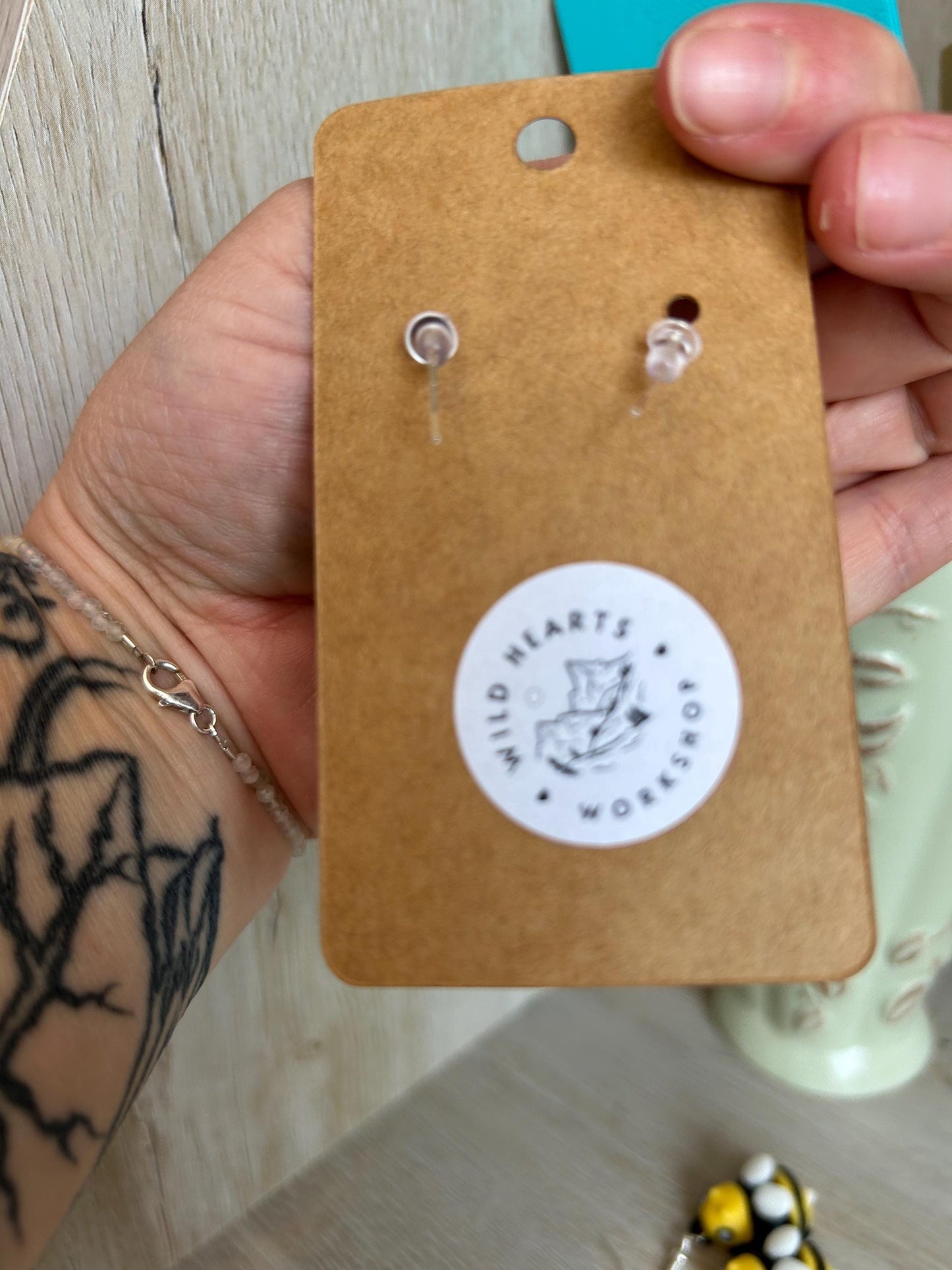Articulated Bee Dangly Earrings